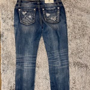 Miss me capri/cropped jeans size 28